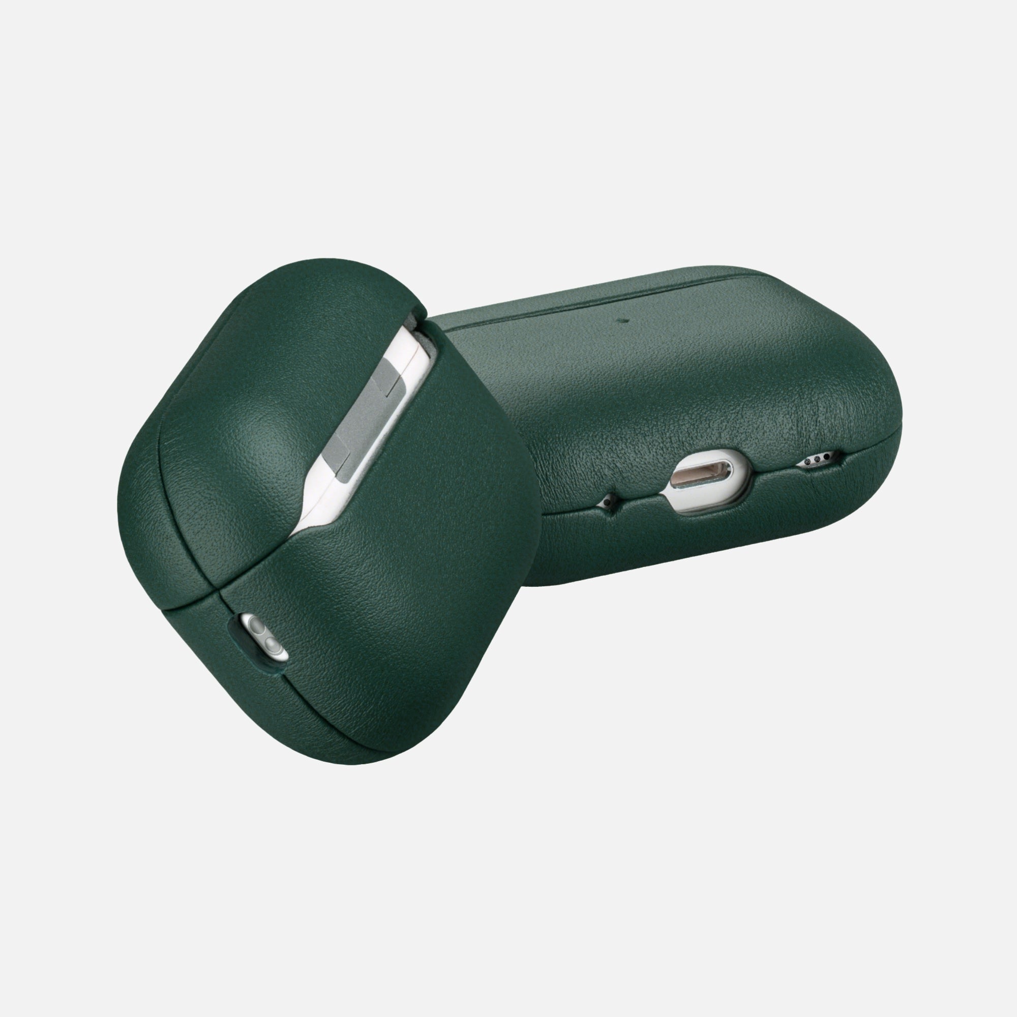 Forest Green Leather Case for AirPods Pro 3