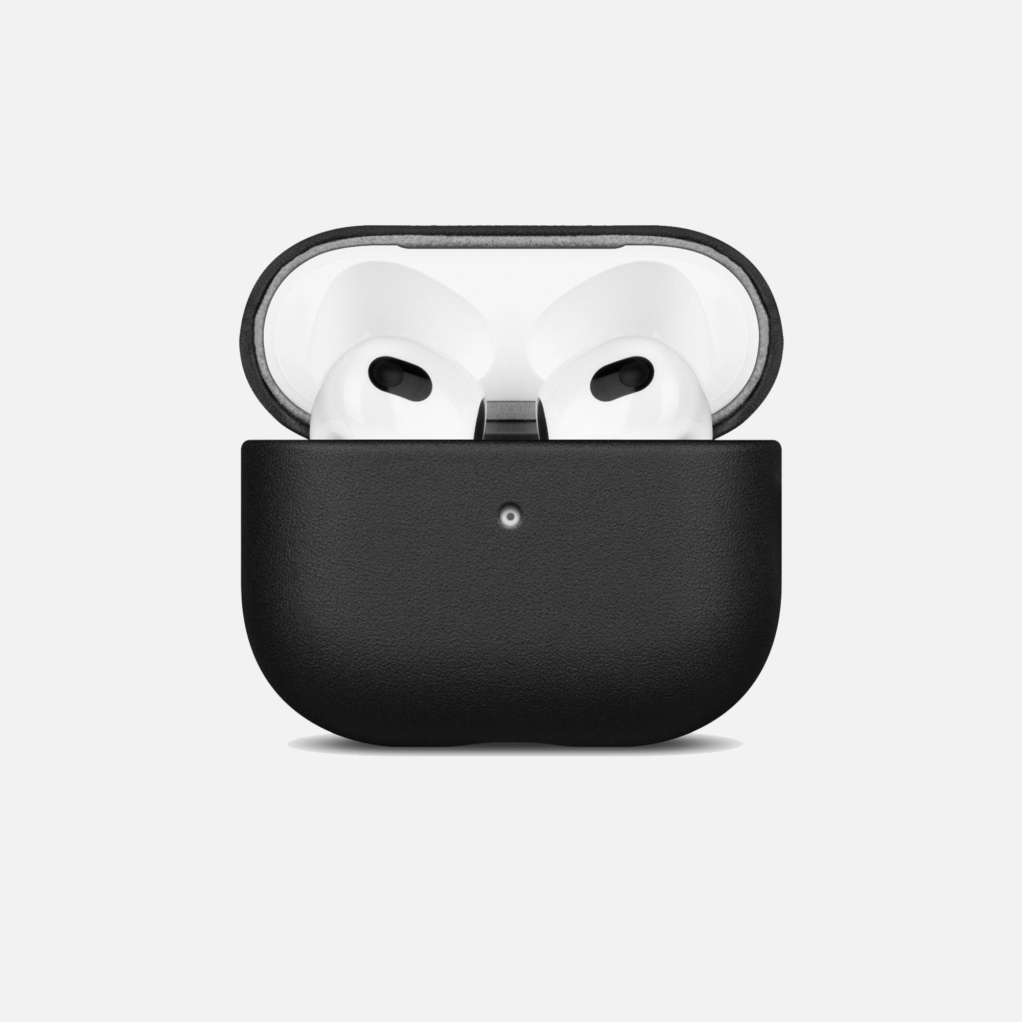 Modern Black Leather Case for AirPods Pro 2 & Pro 3