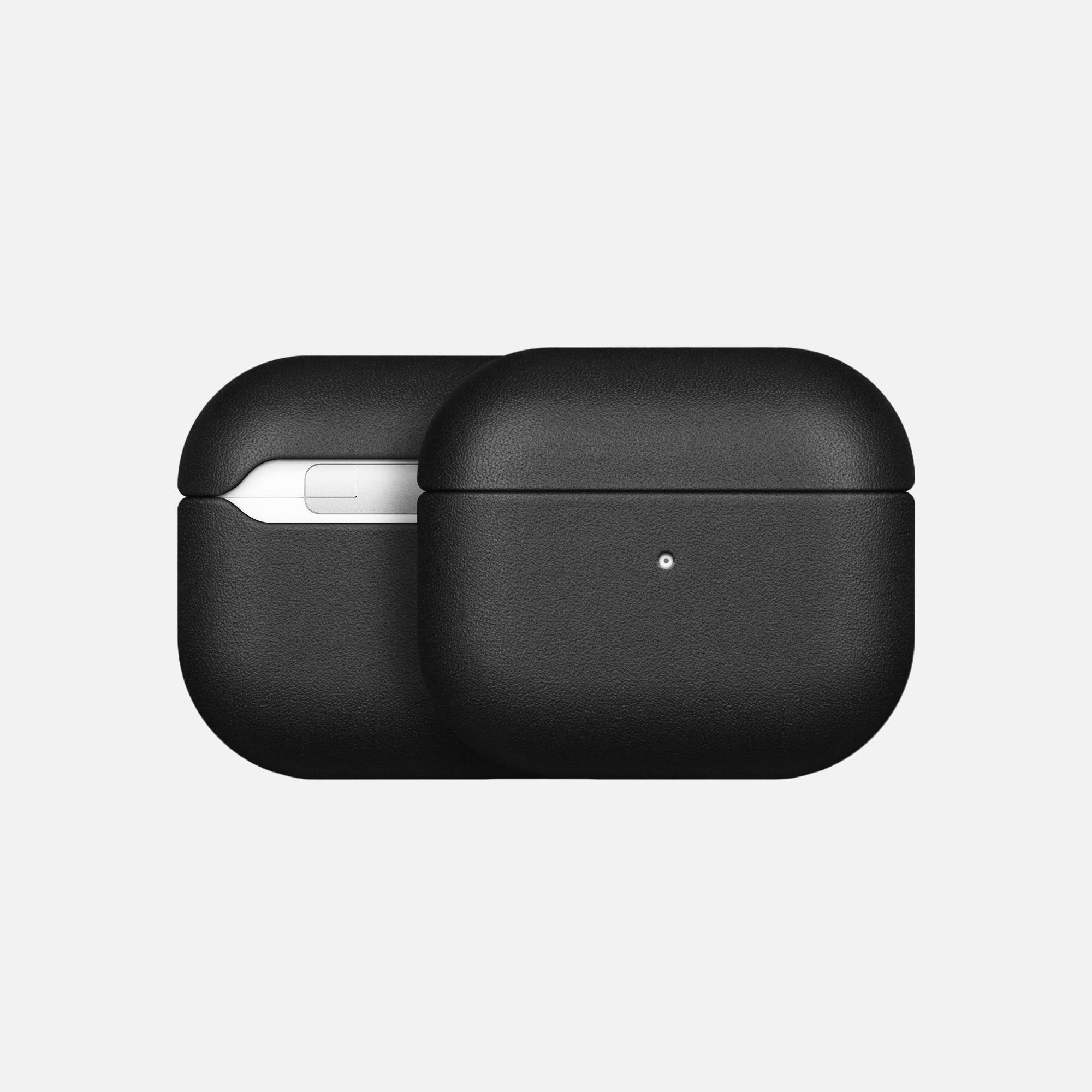 Modern Black Leather Case for AirPods Pro 2 & Pro 3