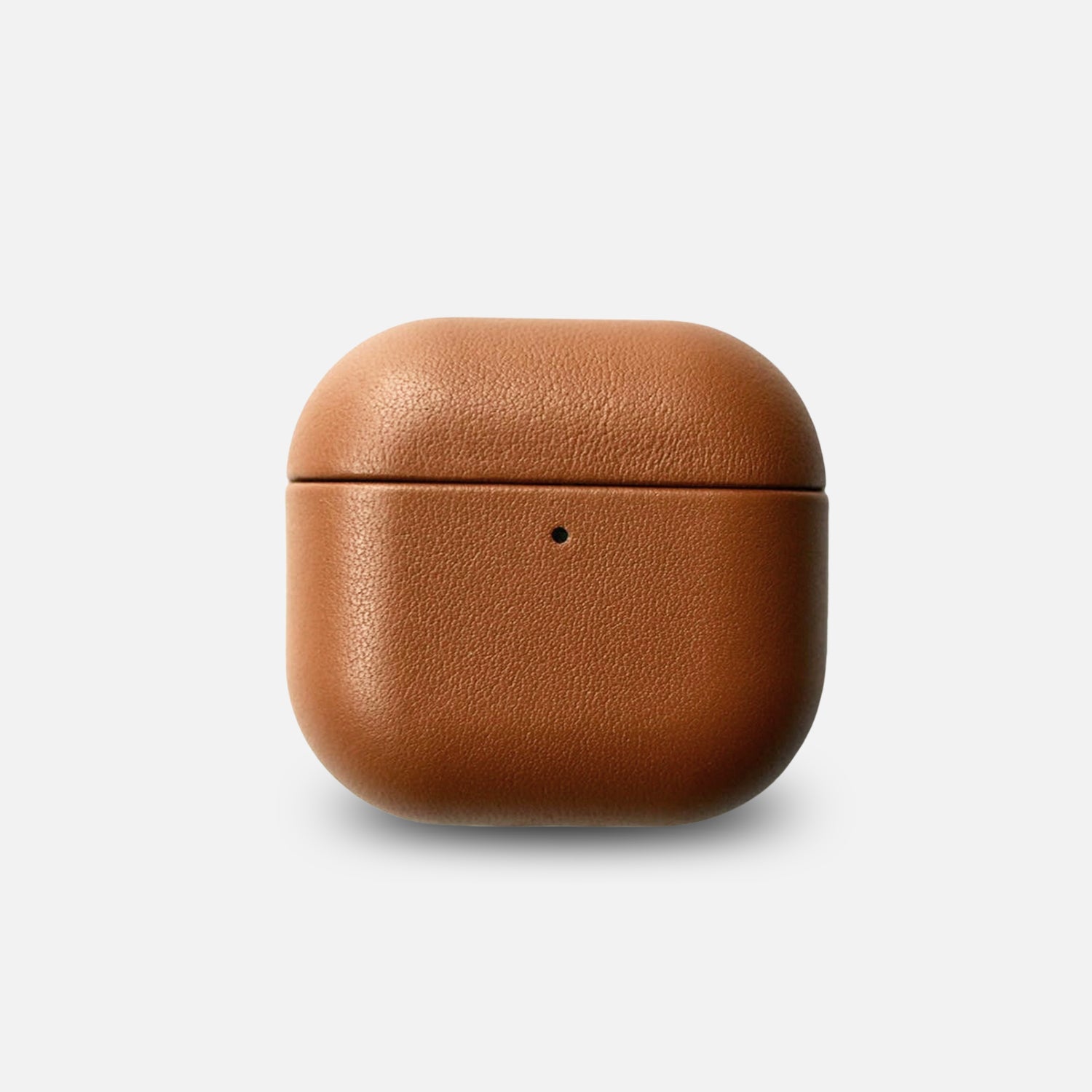 Classic Brown Genuine Leather Case for AirPods 4