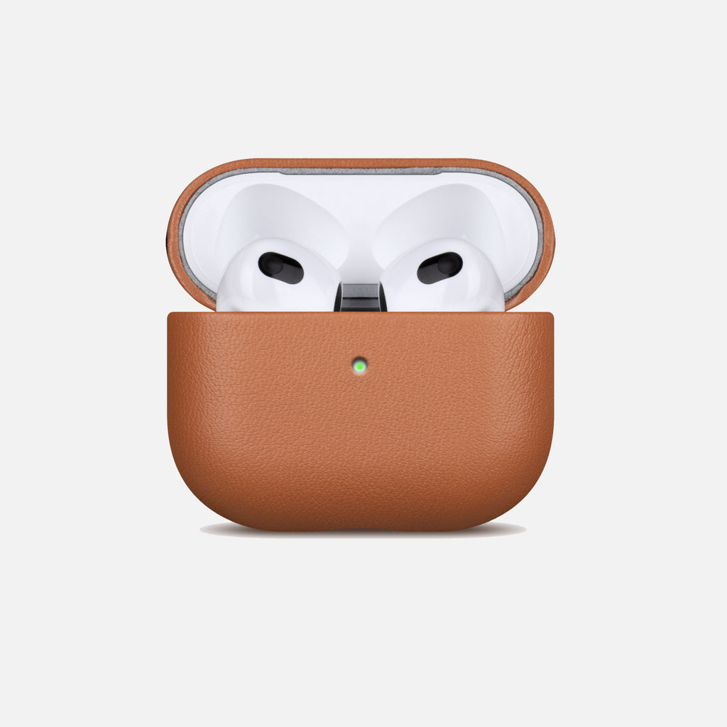 Classic Brown Leather Case for AirPods Pro 2 & Pro 3